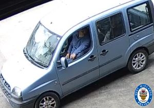 The men arrived at the business before loading a compressor worth thousands of pound into their vehicle 