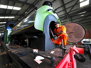 Supporting image for story: Chasewater Railway's new locomotive could be ready for Easter