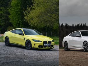 Supporting image for story: Long-term report: Our 420i test car meets its bigger brother, the M4 Competition