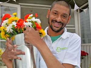 Supporting image for story: Man with cerebral palsy launches flower business in Lichfield