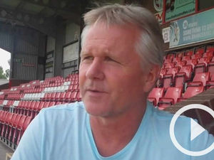 Supporting image for story: Kidderminster's Gary Whild handles the heat as fire alarms disrupt interview