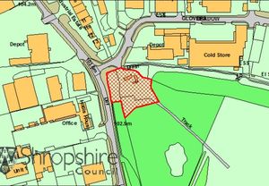 The council's illustration of where the land is