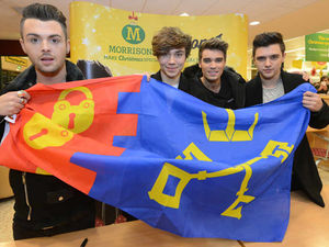 Supporting image for story: IN PICTURES: Union J visit Morrisons in Willenhall