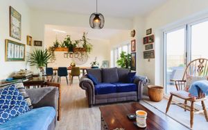 A colourful and cosy-looking family room. Picture: Purplebricks