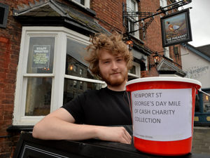 Supporting image for story: Mile of charity buckets marks countdown to St George's Day in Newport 