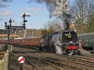 Supporting image for story: It's full steam ahead to mark Shropshire railway line's milestone