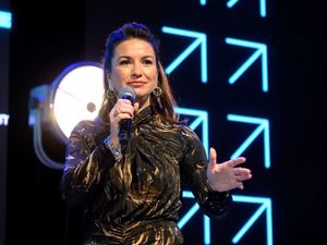 Supporting image for story: Shropshire theatre star appears alongside F1 legend at global scaling summit