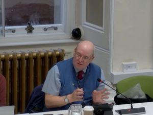 Birmingham Labour councillor Philip Davis at a planning meeting on December 18. Taken from council webcast.