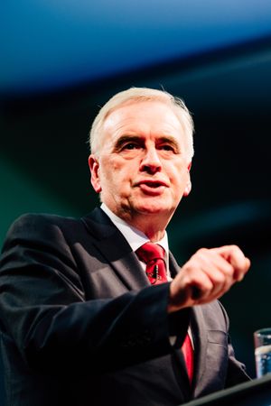 Shadow Chancellor John McDonnell admires Karl Marx