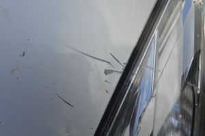 Damage caused to the car. Picture: Shropshire Cops.