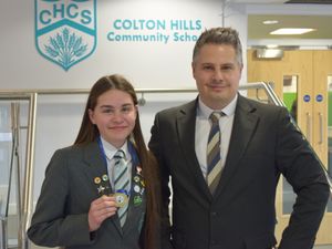 Supporting image for story: School celebrating success of literary student