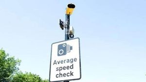 Average Speed Camera Sign. Picture National Highways press release free for LDRS use