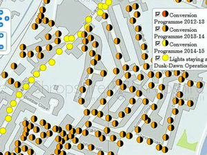 Supporting image for story: Street lights out for Shropshire roads