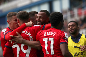 Matt Phillips of West Bromwich Albion celebrates after scoring a goal to make it 0-1 during the Sky Bet Championship between Reading and West Bromwich Albion at Select Car Leasing Stadium on October 15, 2022 in Reading, United Kingdom. (Photo by Adam Fradgley/West Bromwich Albion FC via Getty Images).