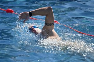 The swim will raise money for the Fire Fighters charity rehibiliation centres, which support firefighters and their families 