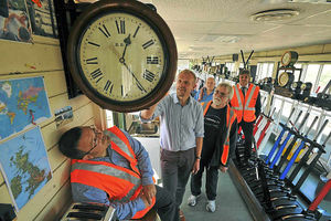 Supporting image for story: Historic Severn Bridge Junction clock back on track