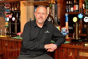 The Cock Inn landlord Paul Treadwell 
