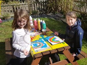 Supporting image for story: GALLERY: Little ones bring colour to Shropshire and Mid Wales with rainbow creations