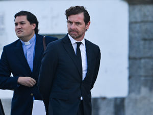 Porto FC President Andre Villas-Boas arrives at the funeral of Diogo Jota and Andre Silva being held at Igreja Matriz de Gondomar in the town of Gondomar near Porto. The Liverpool and Portugal forward died along with his younger brother Andre Silva in the accident in Zamora on Thursday morning. Picture date: Saturday July 5, 2025. PA Photo. Photo credit should read: PA Wire.