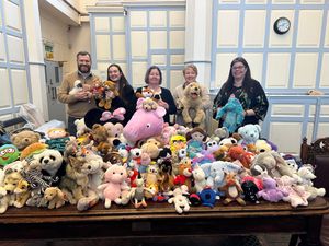 Supporting image for story: More than 250 teddy bears donated for adoption as Ludlow Town Council raises funds for charities
