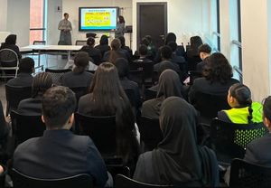 One of the special assemblies at City Academy for Children's Mental Health Week