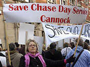 Supporting image for story: Care homes axe protest