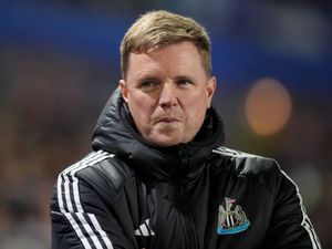 Newcastle head coach Eddie Howe during an FA Cup fourth round match at Birmingham