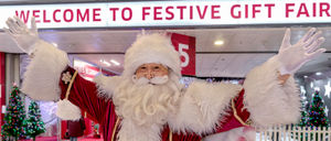 Father Christmas at a previous Festive Gift Fair