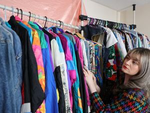 Chloe Francis, an entrepreneur and owner of Retro Chlo's Shop, in Nuneaton, Warwickshire.