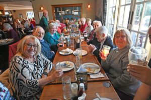 There's a family feeling, with plenty of people coming to see friends and enjoy a drink