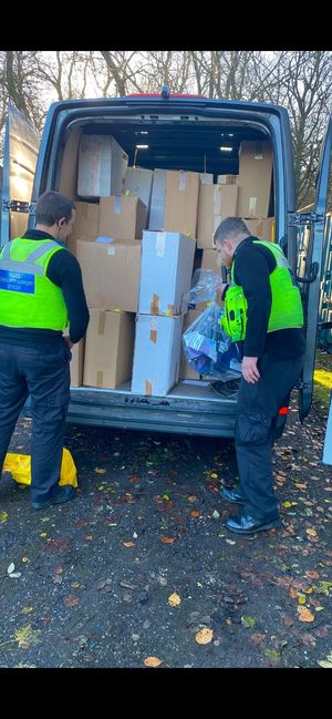 The trade authority tracked down hundreds of thousands of illegal cigarettes.