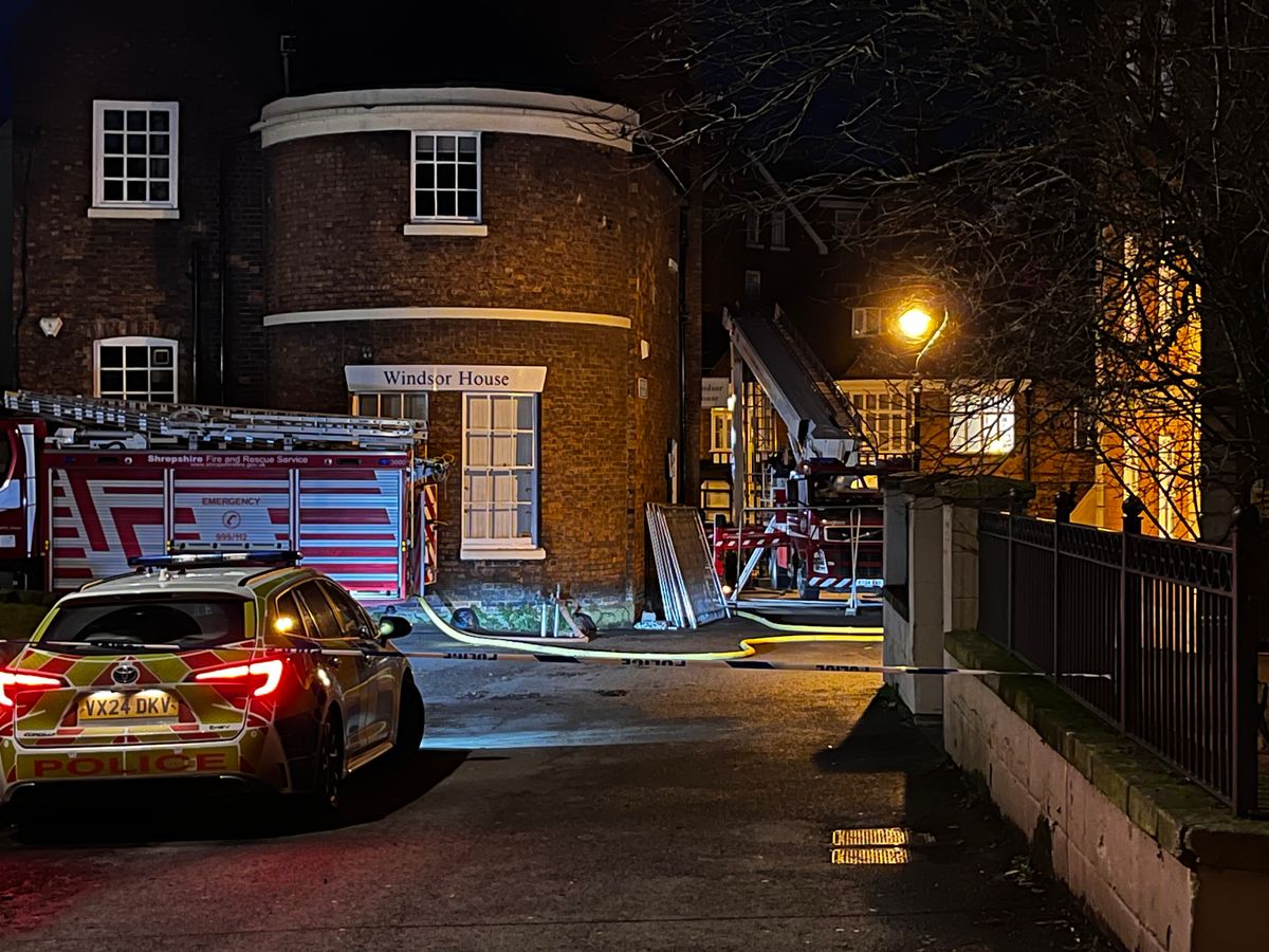 Firefighters and police still on the scene at fatal Shrewsbury fire as tributes flow in to woman who died