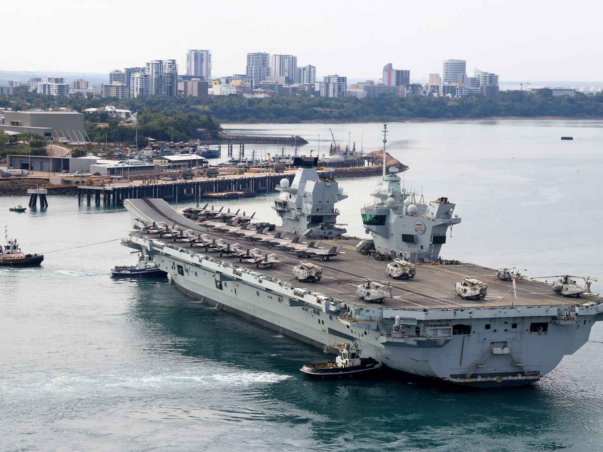 British aircraft carrier to be placed under direct Nato command, Healey says