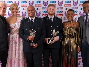Supporting image for story: Courageous police officers attacked in West Bromwich receive Pride of Britain Award