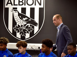 Supporting image for story: Prince William visits West Bromwich Albion to talk about mental health