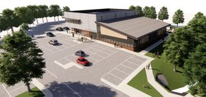 How the new leisure centre could look.