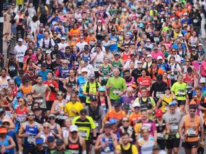 People taking part in the TCS London Marathon