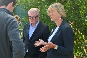 Future Roads Minister Lilian Greenwood during a visit to discuss the new M54/M6 link road earlier this week