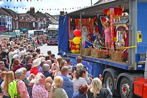 Residents lined the streets for Newport Carnival 2025. 