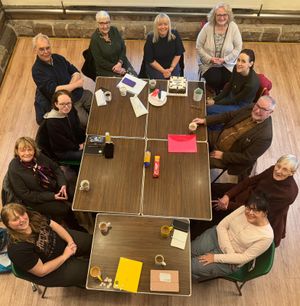 The Lichfield Writers meet at Cruck House in Lichfield as they celebrate their 10th anniversary