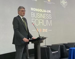 Daniel Kawcynski in Mongolia
