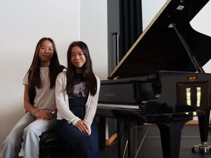 Supporting image for story: Shropshire college sisters hit all the right notes