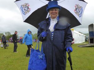 Supporting image for story: Two marquees were demolished at the first Radnorshire agricultural event of the season – but the show went on.