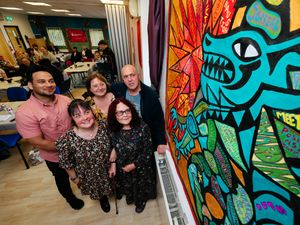 Supporting image for story: Eye-catching artwork created by Sandwell charity goes on display
