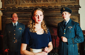 Derek Willis as squadron leader ‘Gloria’ Swanson, Emily Walker as Patricia Graham and Jack Henderson as flight lieutenant Teddy Graham