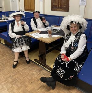 A pearly queens and kings event at the Royal British Legion was very enjoyable