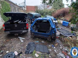 Supporting image for story: Chop shop unearthed after police officers spot suspicious vehicle in Dudley