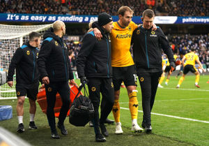 Craig Dawson injured. Picture: Jacob King/PA Wire.