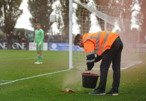 The red flare is removed