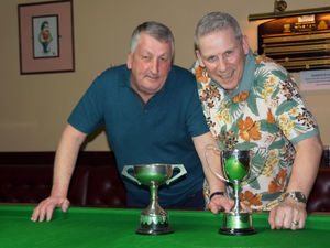 Supporting image for story: Title triumph in Bridgnorth Snooker League completes the clean sweep for Mick
